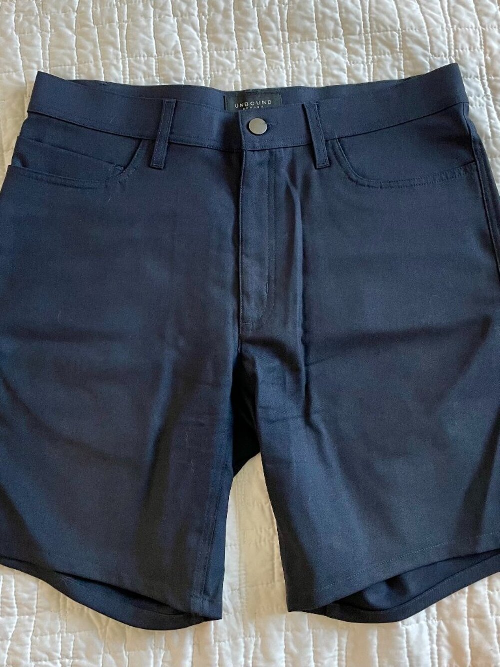 Unbound Merino Wool Travel Shorts - Men's - 30" - Navy